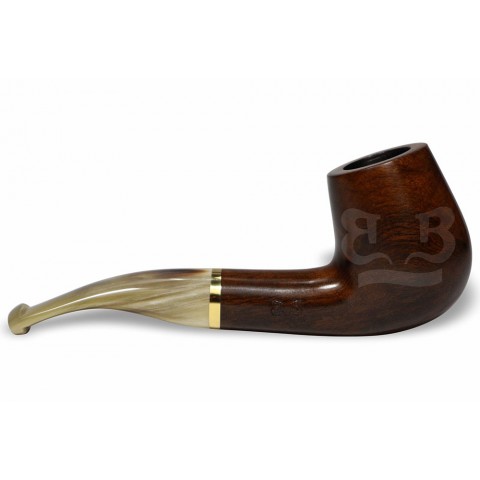 Cachimbo Elite Dourado Encerado (Aceita Filtro 9mm) Piteira Chifre